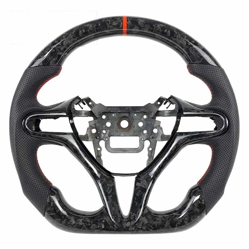 Volant carbone Honda Civic 8 FD à LED, vue 4 sur 6