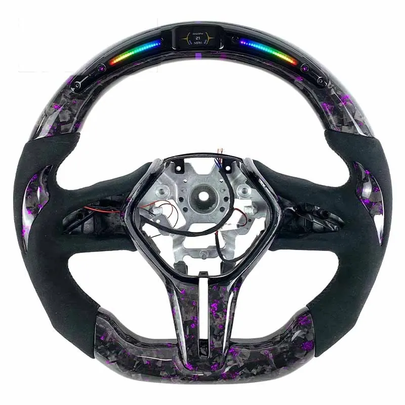 Volant carbone Infiniti Q50 et Q60 V37 à LED, vue 6 sur 6
