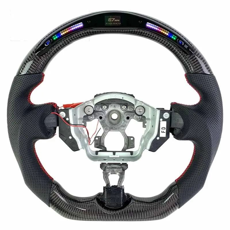 Volant carbone Infiniti Q50, Q60 et FX35 à LED, vue 3 sur 6
