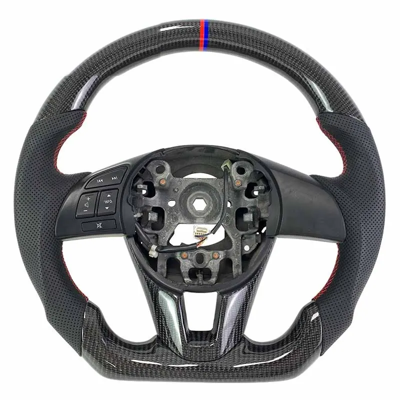 Volant carbone Mazda 3 BM et BN à LED, vue 2 sur 6