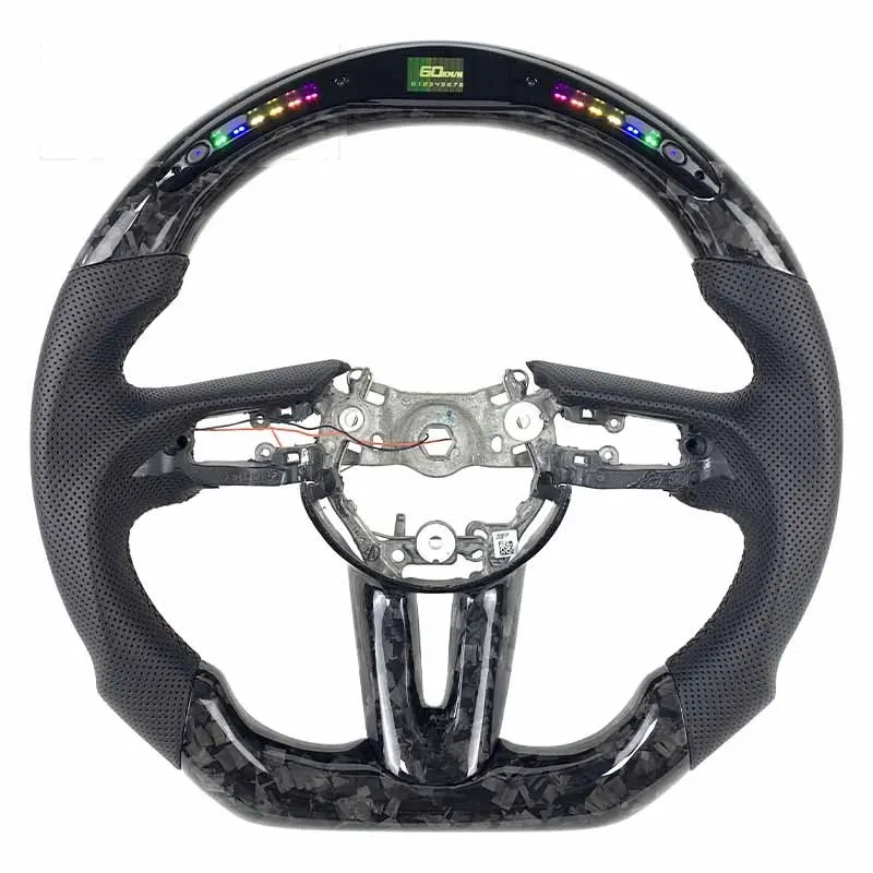 Volant carbone Mazda 3, CX-5 et CX-30 à LED, vue 3 sur 6