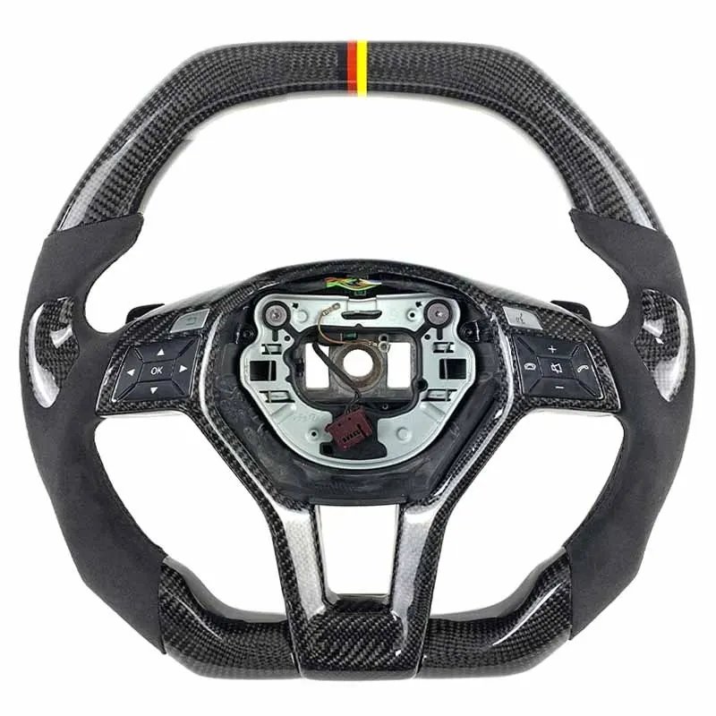 Volant carbone Mercedes C63 AMG W204, vue 4 sur 6