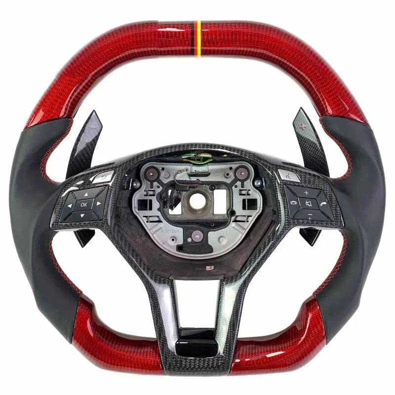 Volant carbone Mercedes C63 AMG W204, vue 6 sur 6