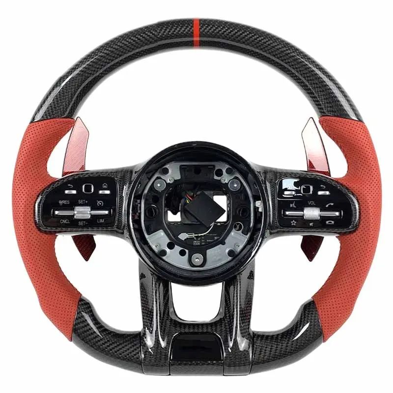 Volant carbone Mercedes Classe A, C et E, vue 2 sur 6