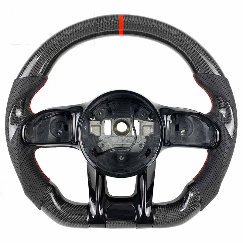 Volant carbone Mercedes Classe A, C et E, vue 5 sur 6