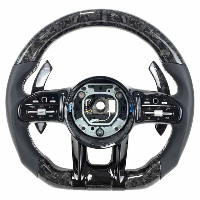 Volant carbone Mercedes Classe A, C et E AMG
