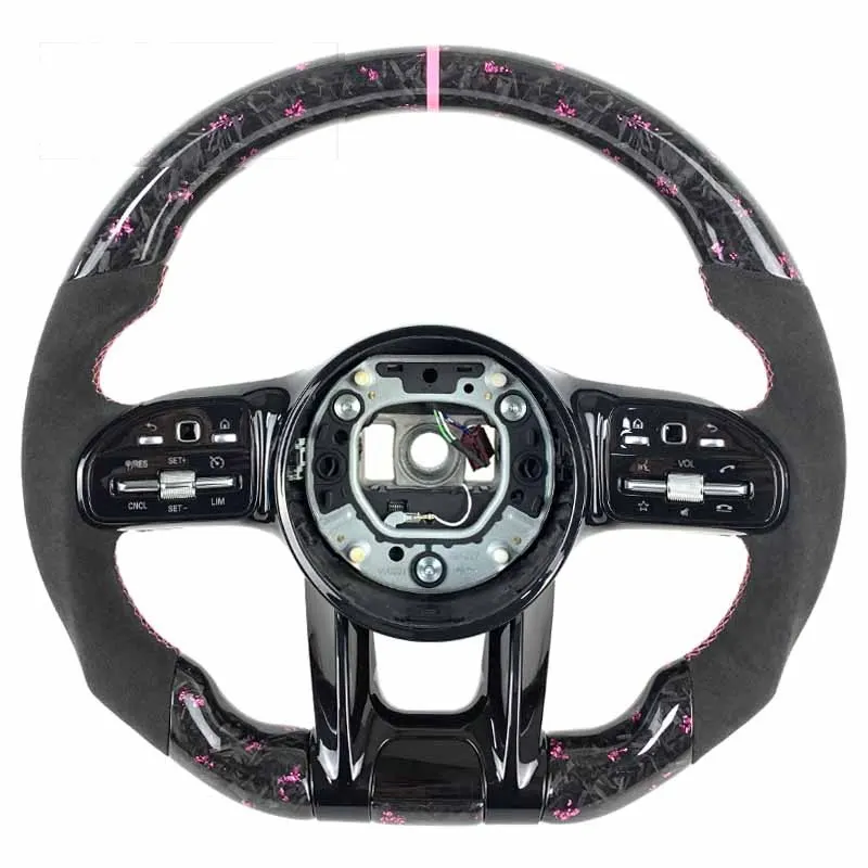 Volant carbone Mercedes Classe A, C et E AMG, vue 3 sur 6