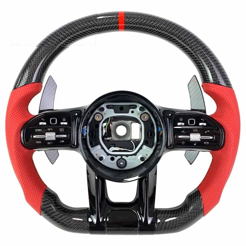 Volant carbone Mercedes Classe A, C et E AMG, vue 6 sur 6