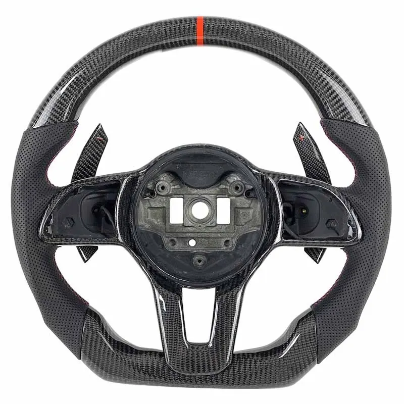 Volant carbone Mercedes Classe C, Classe E et CLS, vue 3 sur 4