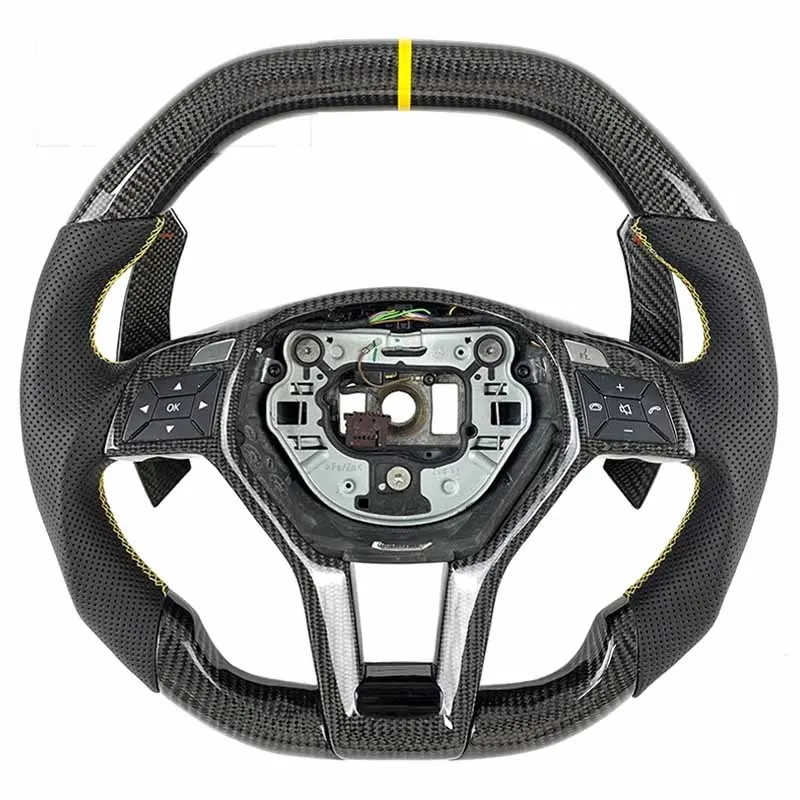 Volant carbone Mercedes Classe C W204, vue 5 sur 6