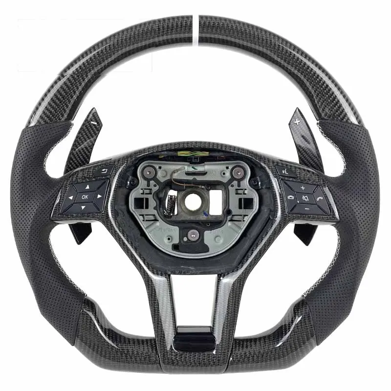 Volant carbone Mercedes Classe C W204, vue 6 sur 6