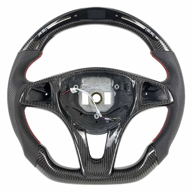 Volant carbone Mercedes Classe C W204 C63 à LED