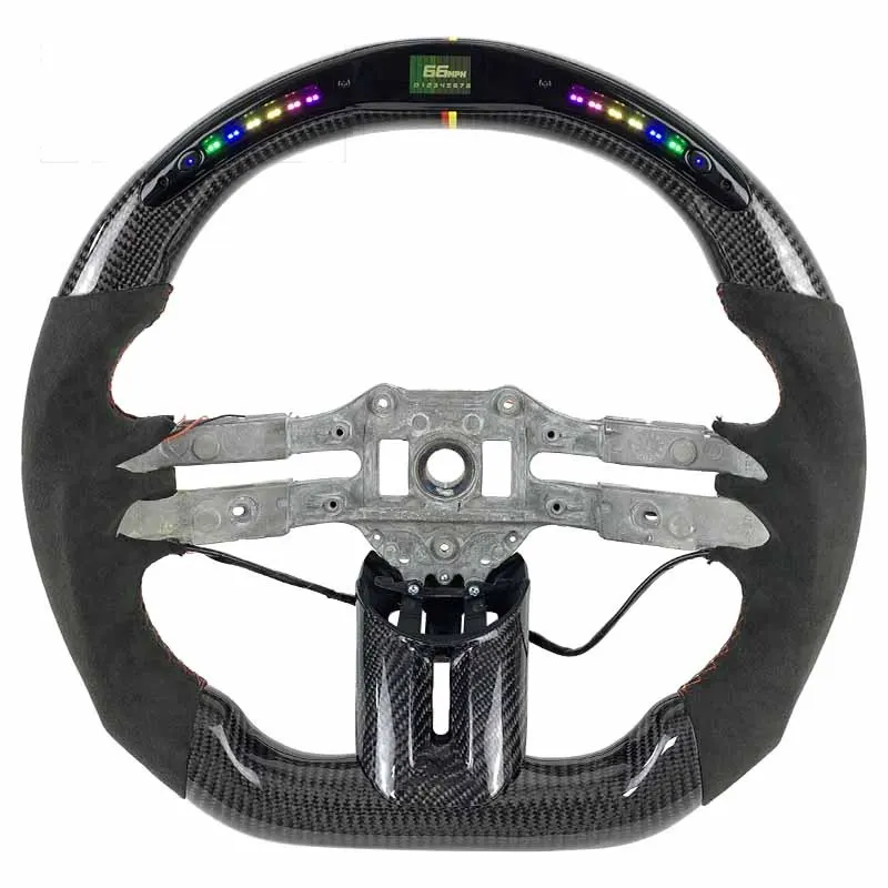 Volant carbone Mercedes Classe C W206 et Classe S W223 à LED, vue 2 sur 6