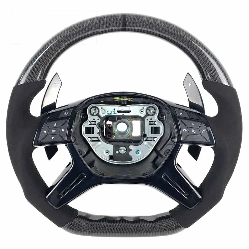 Volant carbone Mercedes Classe G W463 à LED, vue 3 sur 6