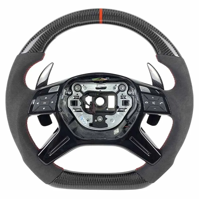 Volant carbone Mercedes Classe G W463 à LED, vue 4 sur 6