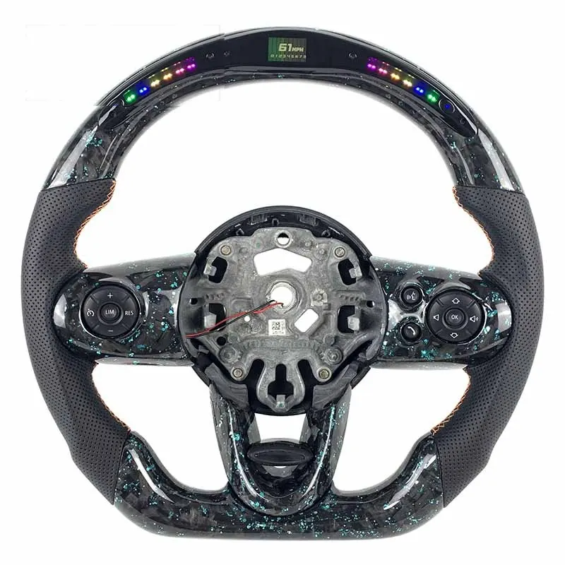 Volant carbone Mini Cooper S F56 à LED, vue 2 sur 6