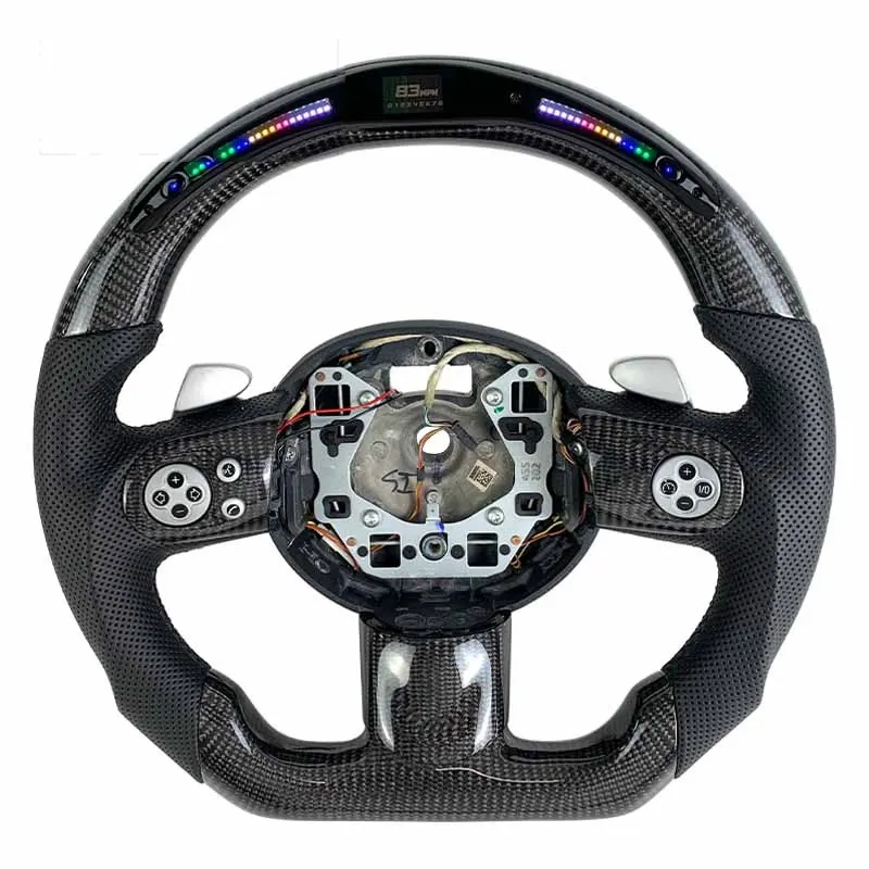 Volant carbone Mini R56 à LED, vue 3 sur 6