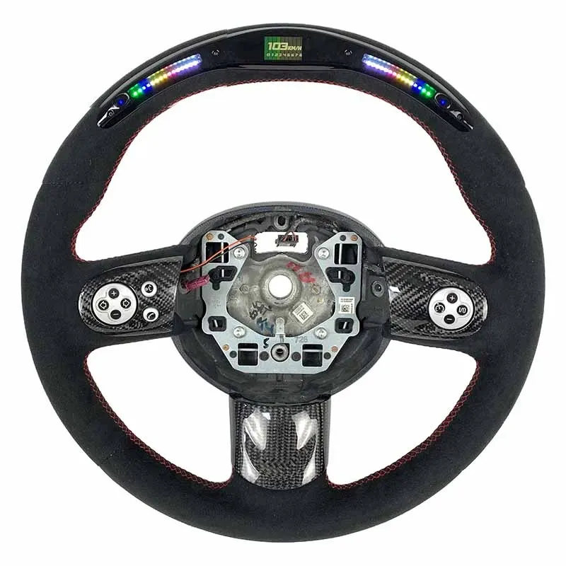 Volant carbone Mini R56 à LED, vue 4 sur 6