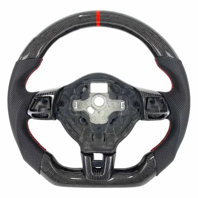 Volant carbone Volkswagen Golf 6 GTI à LED, vue 6 sur 6