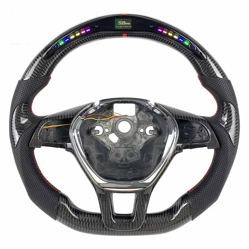 Volant carbone Volkswagen Golf 7 et Tiguan à LED