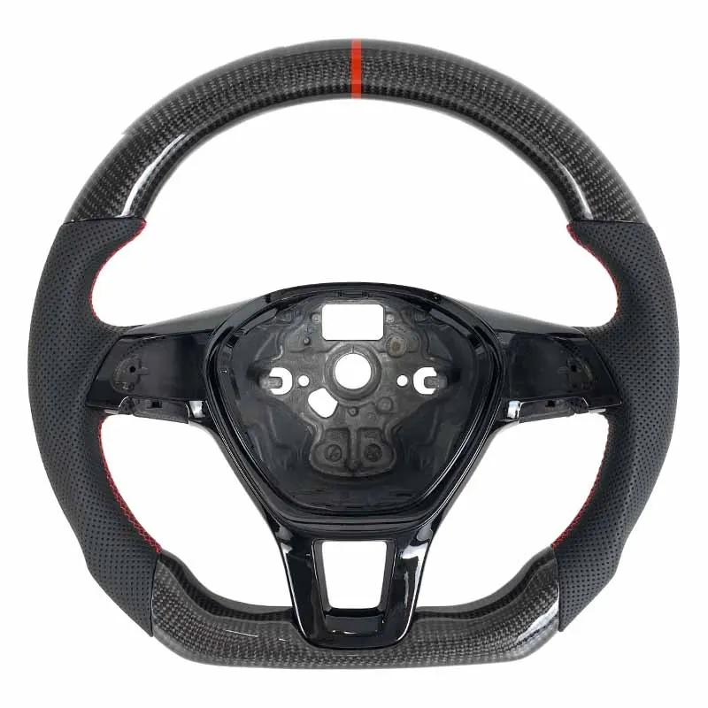 Volant carbone Volkswagen Golf 7 et Tiguan à LED, vue 6 sur 6